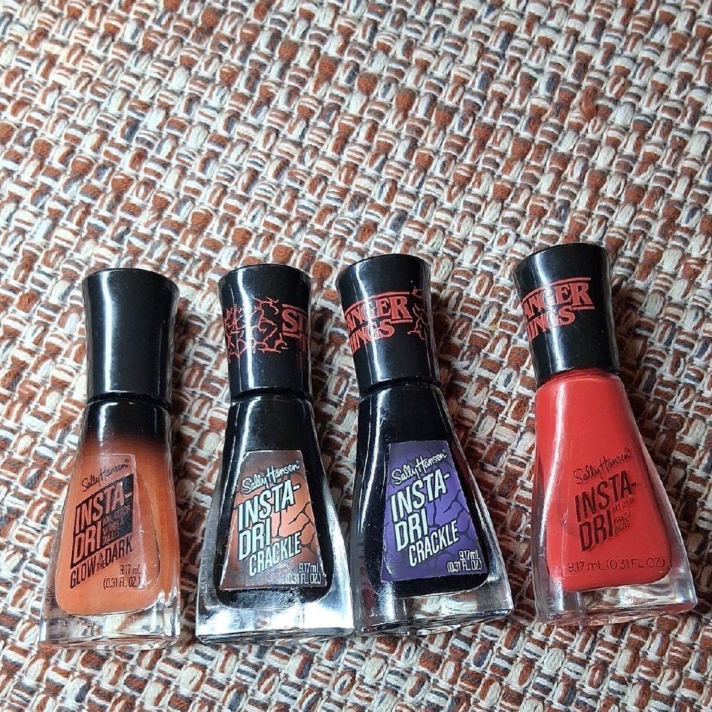 Stranger Things 4 Sally Hansen Insta-Dri Nail Colors New